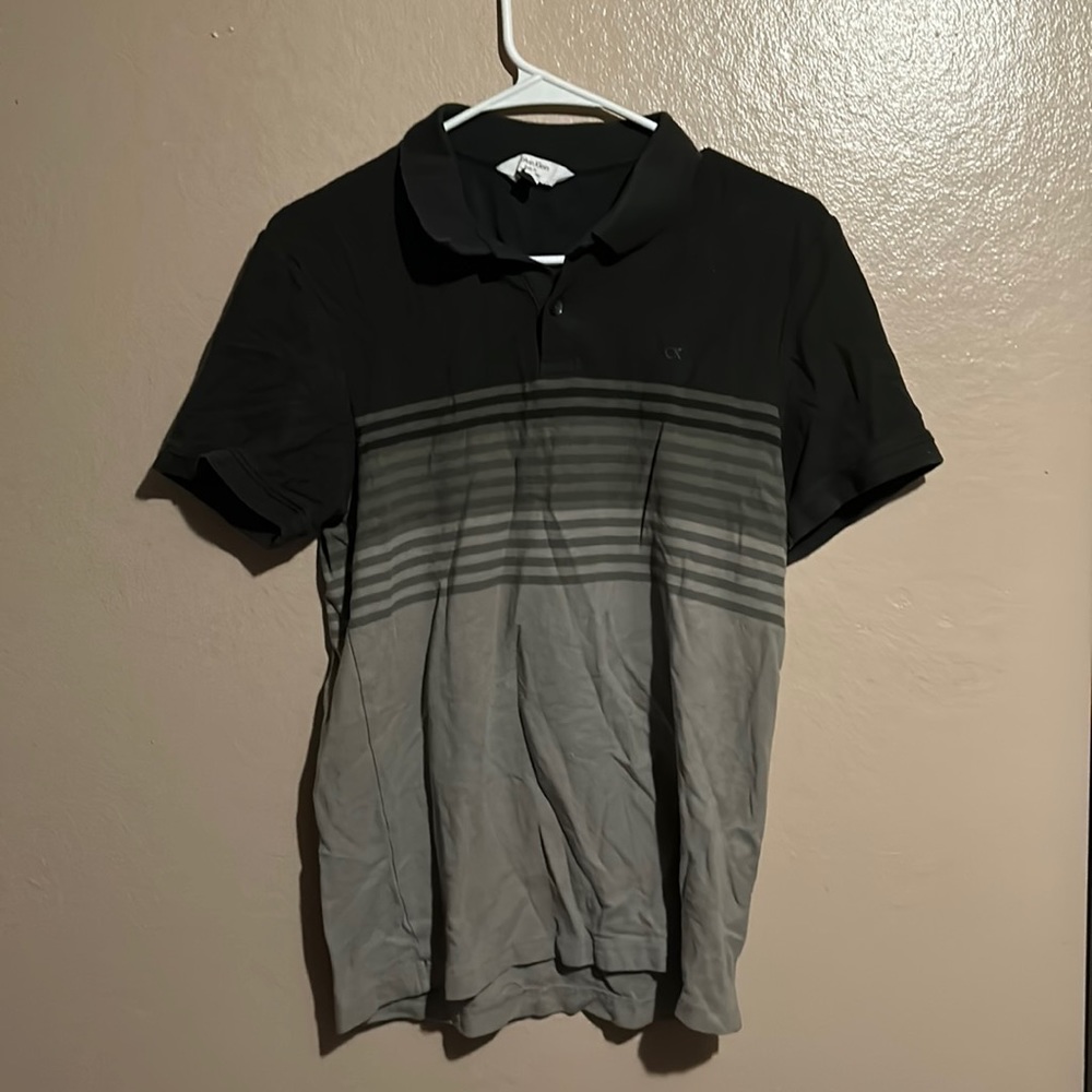 Calvin Klein Body Fit Polo Green - Medium